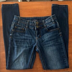 Red Camel Women's Dark Wash Skinny Jeans